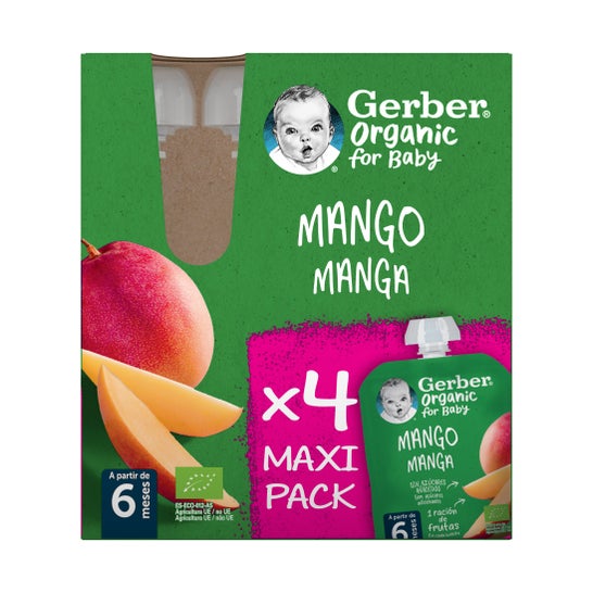 Gerber Organic Mango Multipack 4x90g