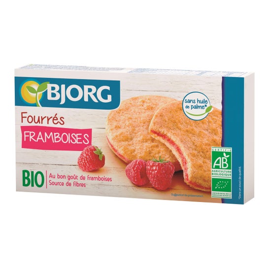 Bjorg Galleta Rellena Frambuesa Bio 175g