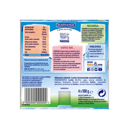Nestle Iogolino Portion Naturelle 4x100