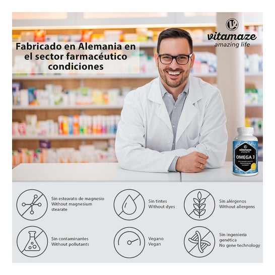 Vitamaze Oméga 3 1000mg 90 Capsules
