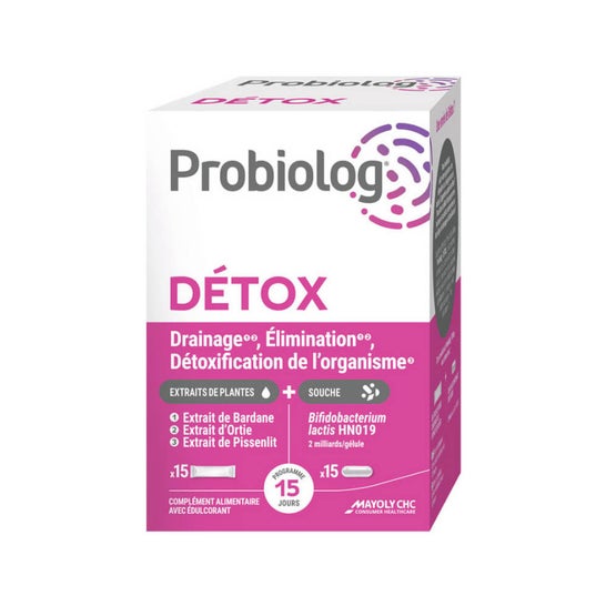 Probiolog Détox 15 Sticks + 15 Gélules