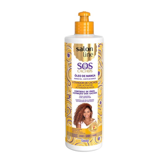 Salon Line SOS Cachos Activateur Boucles Huile de Mangue 500ml