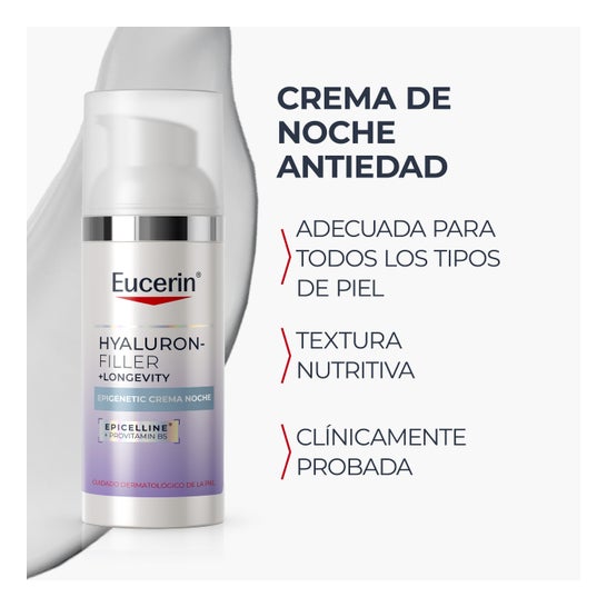 Eucerin Hyaluron-Filler + Longevity Crème de Nuit SPF 30 50ml