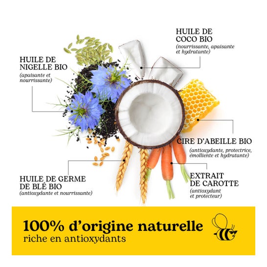 Beesline Baume À Lèvres Bio Sans Parfum 13g