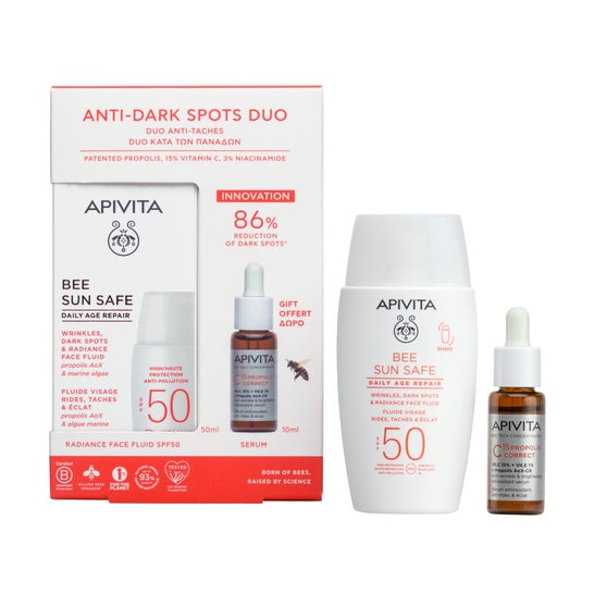 Apivita Bee Sun Safe Réparation Anti-âge Quotidienne SPF50 50 ml + Cadeau Sérum 10 ml