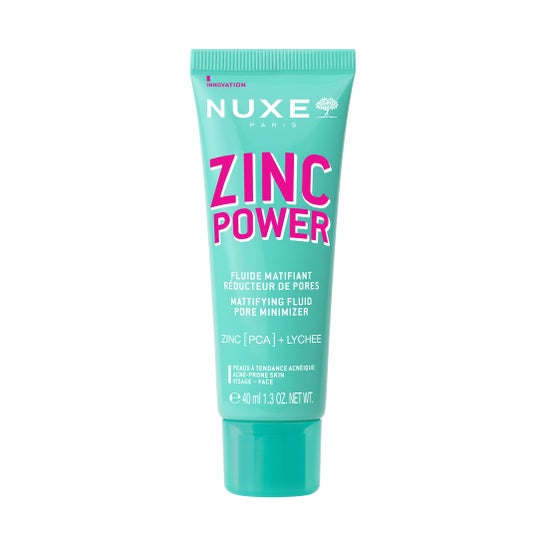 Nuxe Zinc Power Fluide Matifiant Réducteur De Pores 40ml