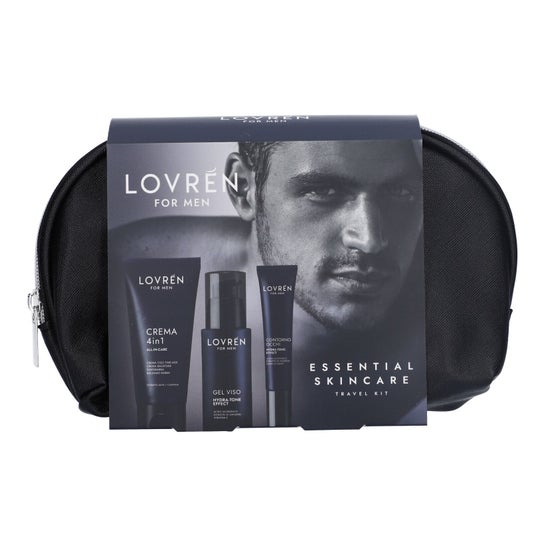 Lovrén For Men Travel Kit Crème + Gel Visage + Contour des Yeux