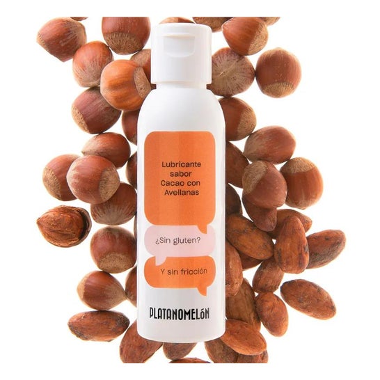 Platanomelon Lubrifiant aromatisé à la noisette et au cacao 50ml Platanomelon Lubrifiant aromatisé à la noisette et au cacao 50ml