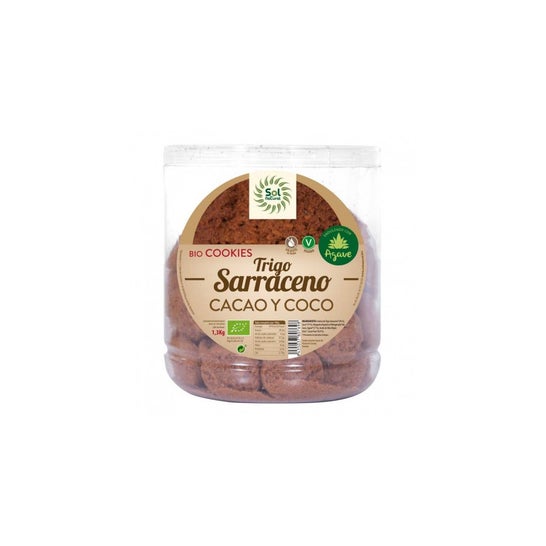 Sol Natural Biscuit Sarrasin Cacao Noix de Coco Bio 1,3kg