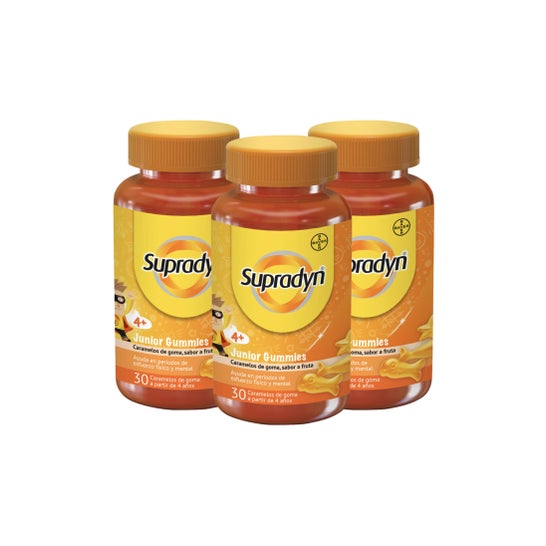 Supradyn Pack Junior Gummies Vitamines Et Énergie Enfants 3x30 Unités