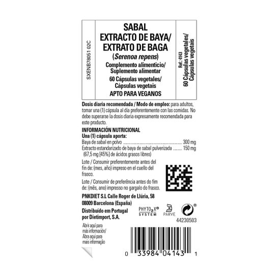 Solgar Spf Sabal 60Caps