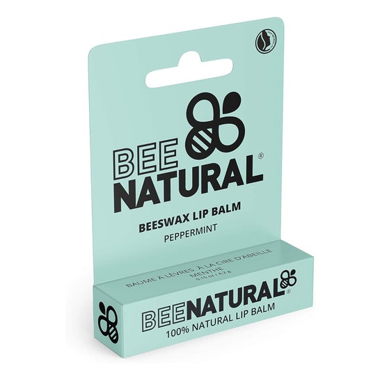 Bee Natural Moisturising Baume à Lèvres Peppermint 4,2 g