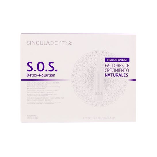 Singuladerm S.O.S Detox-Pollution 4 Flacons