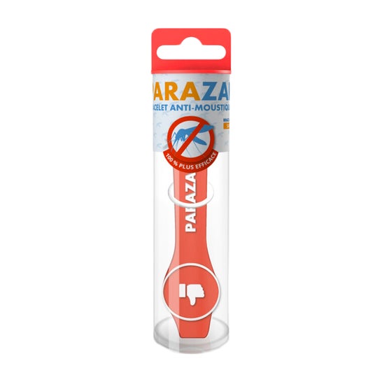 Axamed Parazap Bracelet Répulsif Anti Moustiques Orange 1ut