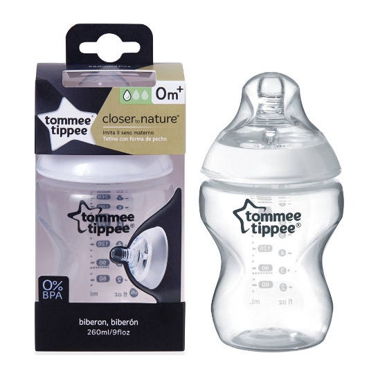 TOMMEE TIPPEE MAMADERA CLOSER TO NATURAL 340 ML.