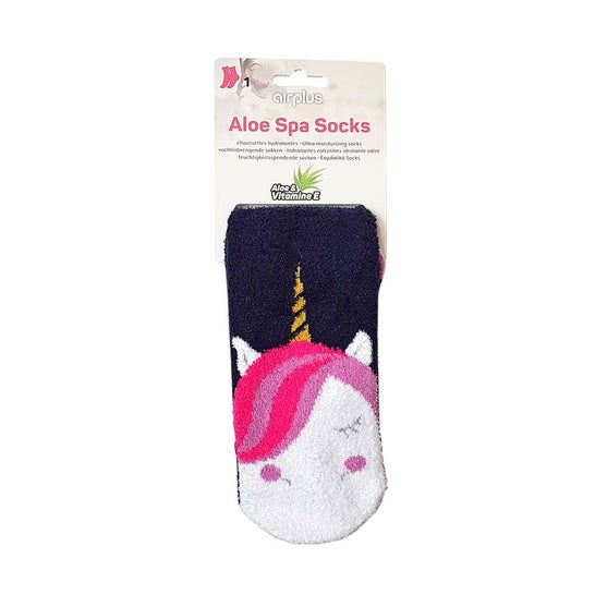 Airplus Chaussettes Aloe Spa Socks Licorne 21-36 1 Paire