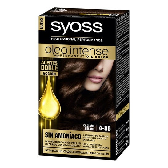 Syoss Oleo Intense N°4.86 Châtaigne Glacée Pack 5uts