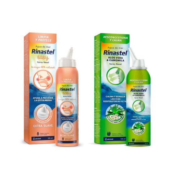 Rinastel Pack Aloe et Camomille 125 ml + Baby 125 ml
