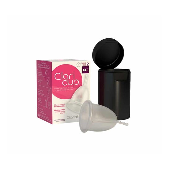 Claripharm Claricup 1 Coupe Menstruelle Colorless T2 + Box