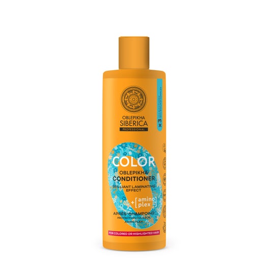 Natura Siberica Oblepikha Amino Plex Après-Shampooing Coul 400ml