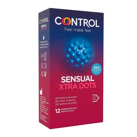Control Preservativos Xtra Dots 12uds Control Preservativos Xtra Dots 12uds