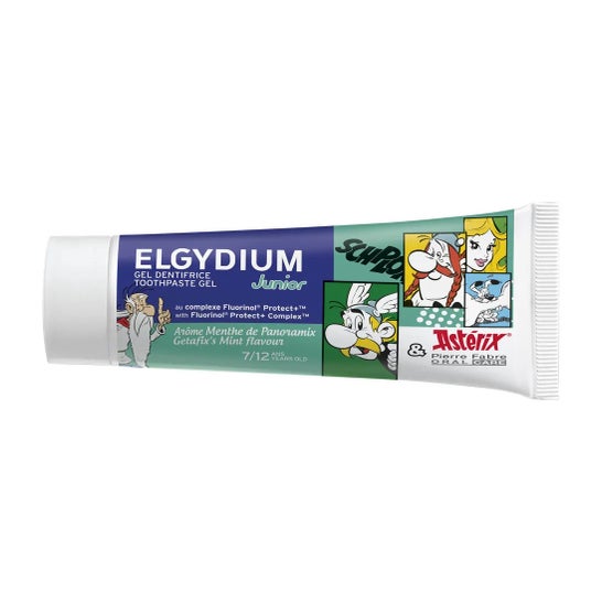 Elgydium Kids Dentifrice Junior 7/12 Ans Menthe Dou Asterix 50ml