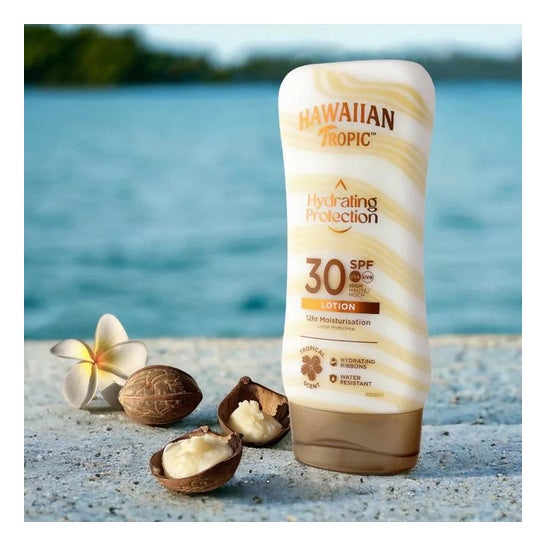 Hawaiian Tropic Lotion Solaire Hydratante Soie Tropicale Spf30 High 180ml