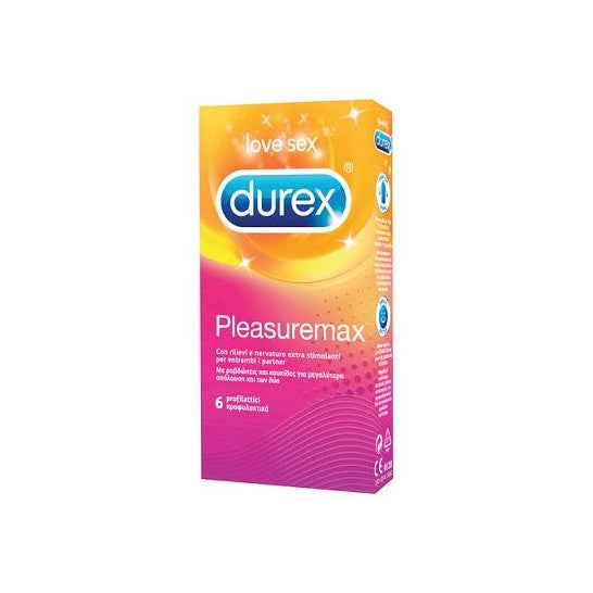 Durex Pluasure Préservatifs 6uts