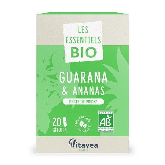 Nutri'sentiels Guarana & Ananas Bio 20 Gélules