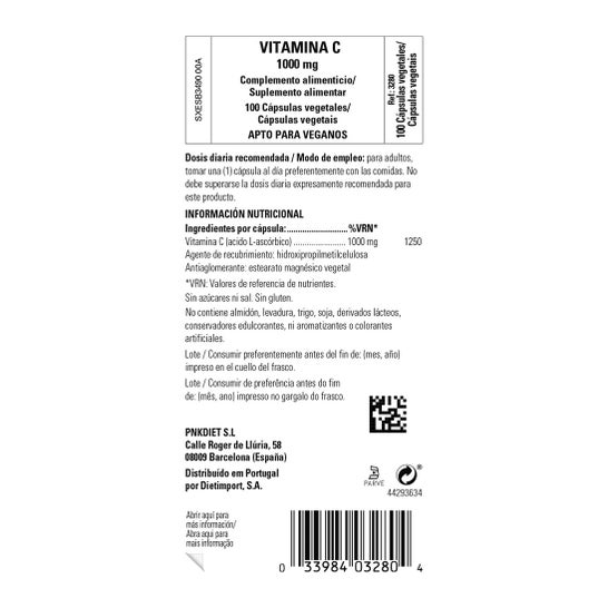 Solgar Vitamine C 1000mg 100 gélules végétales