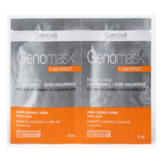 Genové Genomask® Masque Vitamine C 6 x 8 ml Genové Genomask® Masque Vitamine C 6 x 8 ml