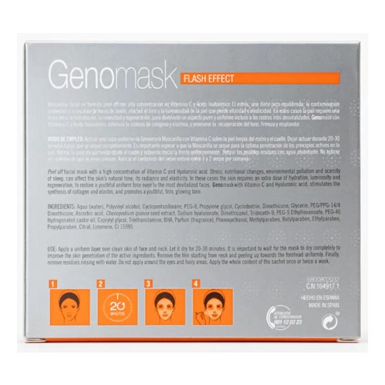 Genové Genomask® Masque Vitamine C 6 x 8 ml Genové Genomask® Masque Vitamine C 6 x 8 ml