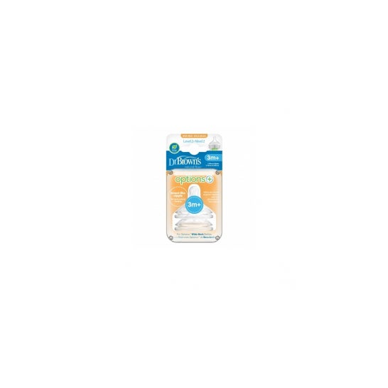 Pediact Dr Brown's Tétine Col Niv3 x2