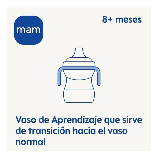 Mam Baby Cup avec Embout Tasse RN +8 270ml Mam Baby Cup avec Embout Tasse RN +8 270ml