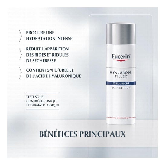 Eucerin Hyaluron Filler Extra Riche Soin De Jour 50ml