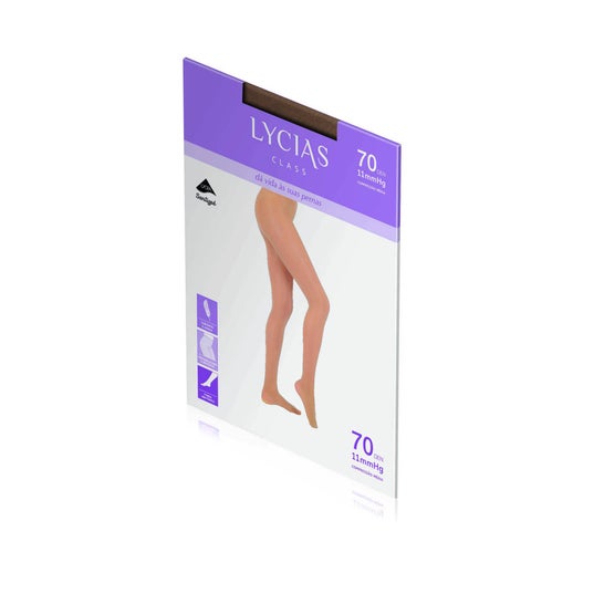 Lycias Class Collant 70Den Mel Tamanho 2 1 Unidade