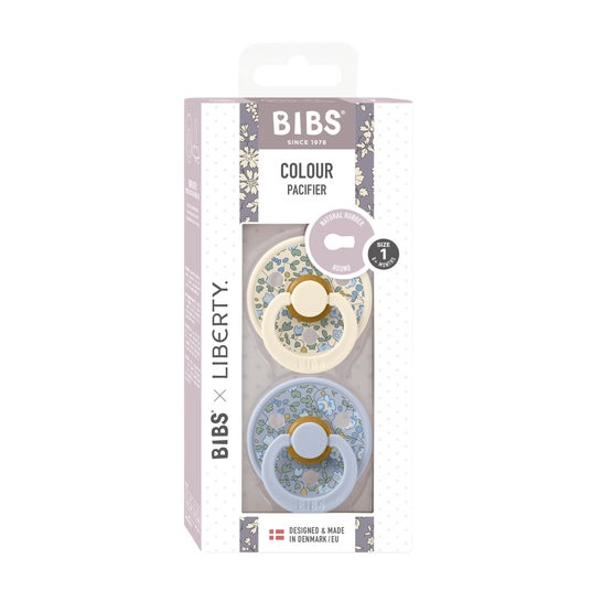 Bibs X Liberty Dusty Blue Mix Eloise Taille 1 Nro 11011101 2uts