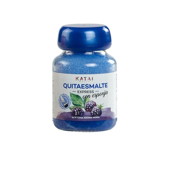Katai Dissolvant de vernis à ongles à l'acétone éponge de mûre 75ml