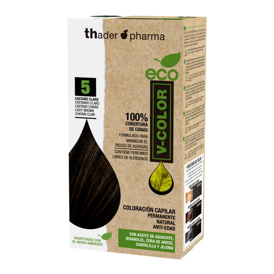 Thader Pharma Eco V-Color Coloration Sans Ammoniaque Nro 5