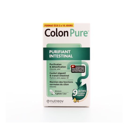 Nutreov ColonPure Purifiant Intestinal 80 Gélules