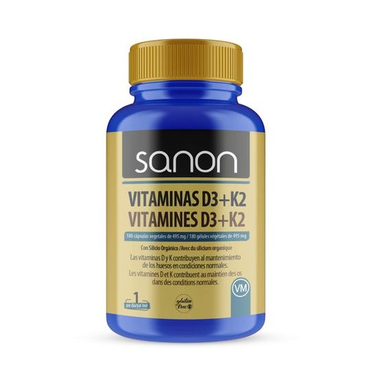 Sanon Vitamine D3 + K2 180caps