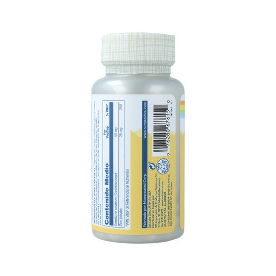 Solaray Citrate de Zinc 50mg 60caps