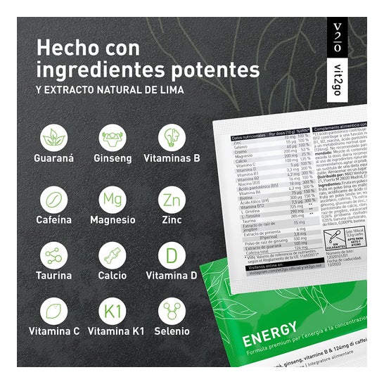 Vit2Go Energy Lima 30uds