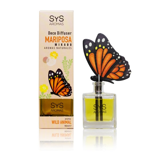 SYS Rafraîchisseur d'air diffuseur de papillons d'animaux sauvages 90ml