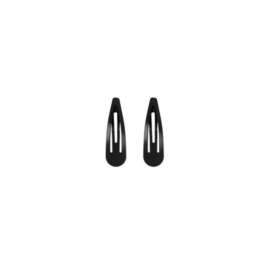 Eurostil Pince Grenouilles Cheveux 7cm Noir 12uts