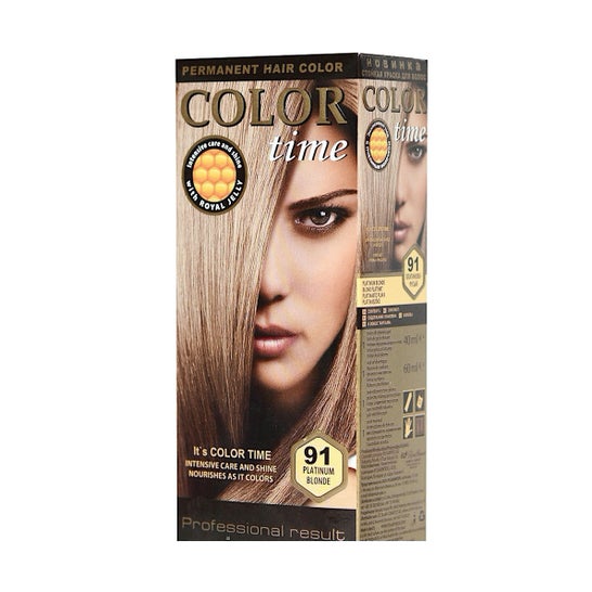 Color Time Tint Gel Dye Platinum Blonde Color 91