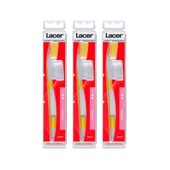 Lacer Pack Brosse Douce 3x2uts