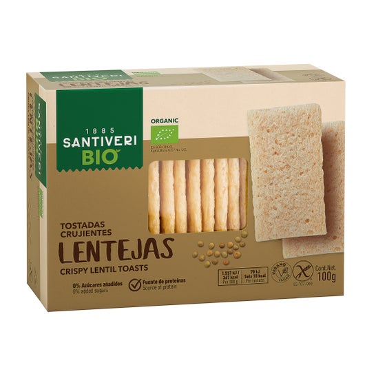 Santiveri Lentilles Légères Grillées Bio 100g