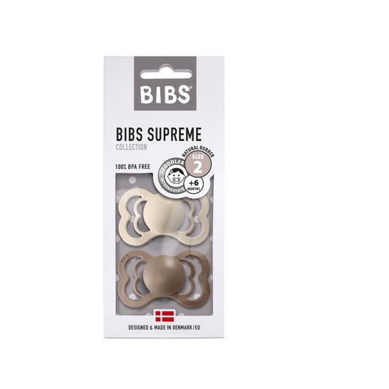 Bibs Supreme Sucettes Woodchuck & Blush 0-6m T1 2uts