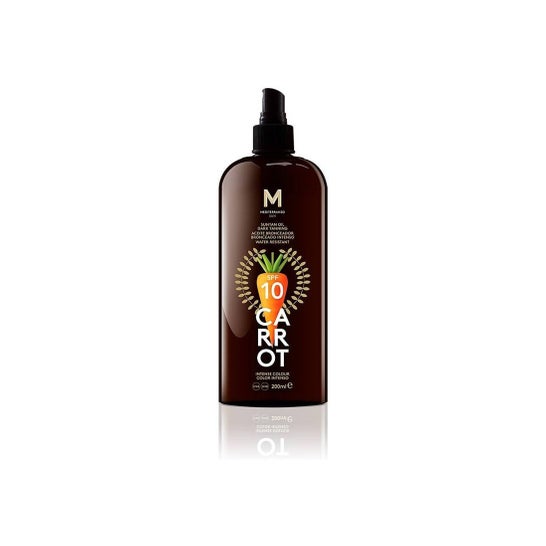 Mediterraneo Sun Carotte Huile Autobronzant Dark Spf10 200ml